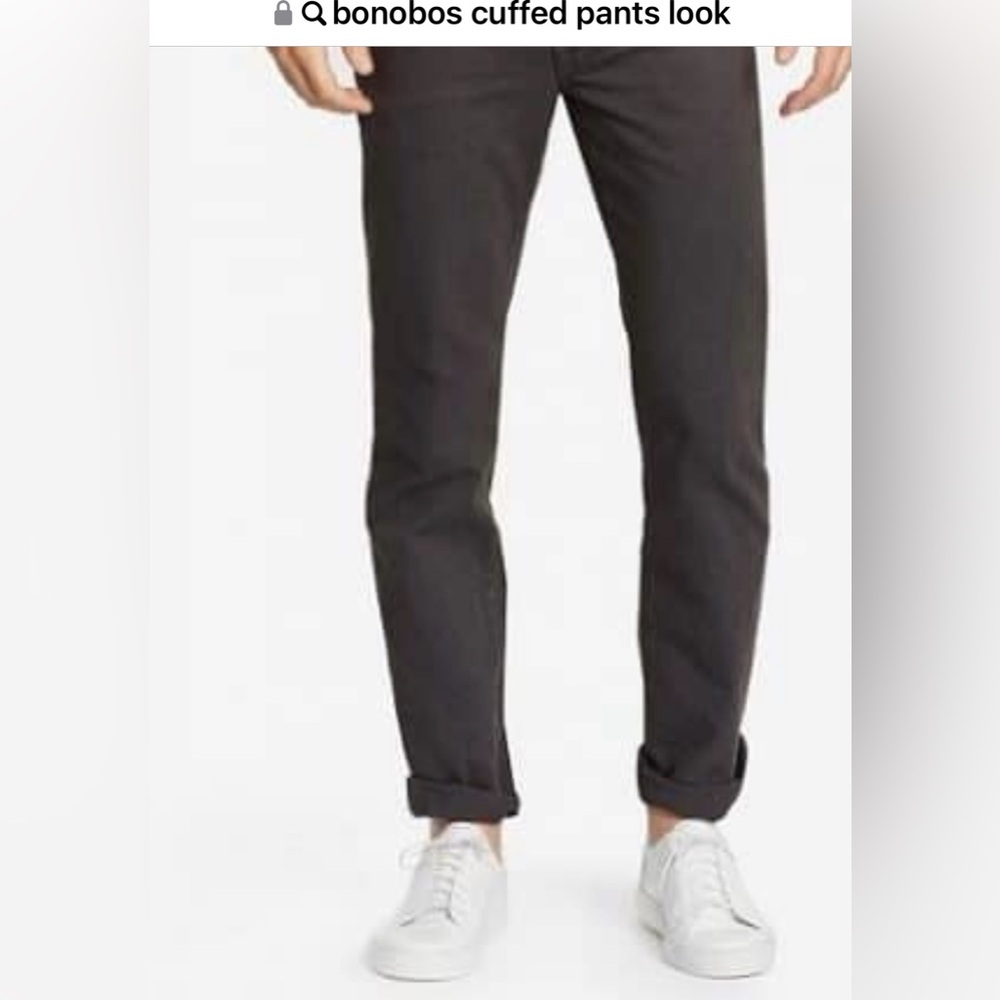 2 Bonobos Pants Bundle Weekday Warrior Thursday Khaki/Tuesday Asphalt 34W 32L